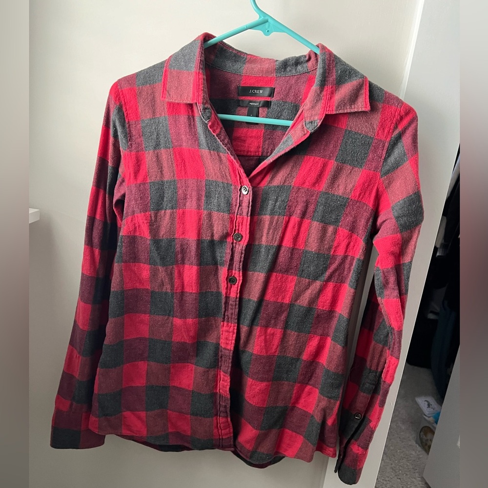 J. Crew Perfect Fit Flannel Shirt